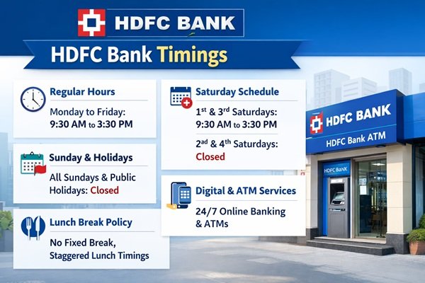 HDFC Bank Timings