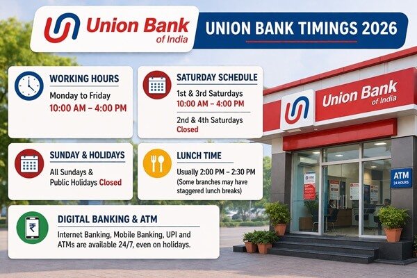 Union Bank Timings