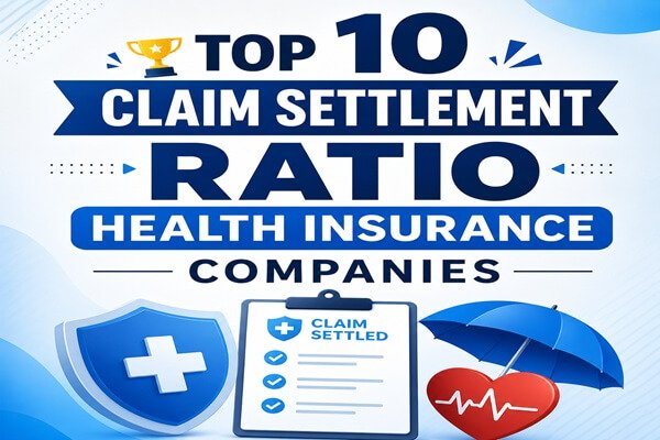 Top 10 Claim Settlement Ratio Health Insurance Companies in India