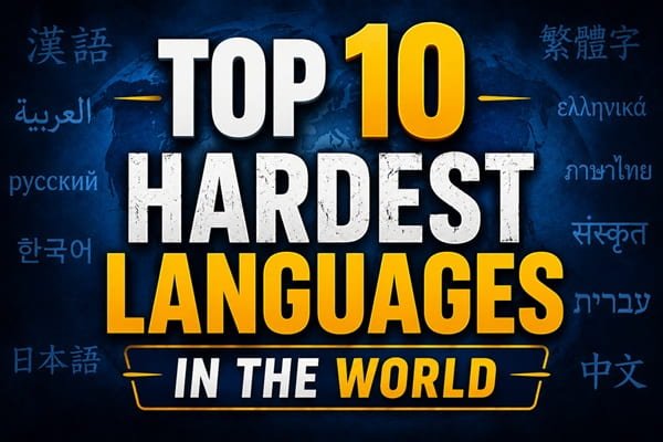 10 Hardest Languages in the World