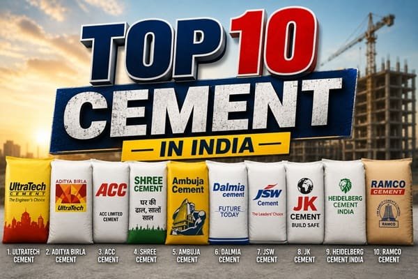 Top 10 Cement Brands in India