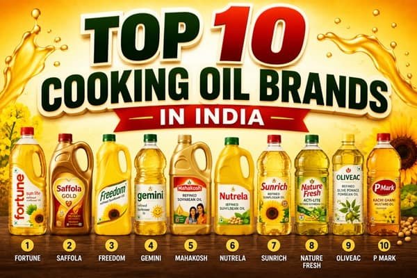 Top 10 Cooking Oil Brands in India